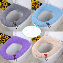 Load image into Gallery viewer, 3pcs Toilet Seat Cover Pads Portable Winter Thicker Washable
