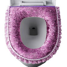 Load image into Gallery viewer, 3pcs Toilet Seat Cover Pads Household Zipper Thickening Washable Autumn and Winter