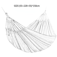 Load image into Gallery viewer, 220*150cm Camping Hammock Outdoor Double Hammock Thickened Anti-Rollover Swing