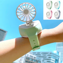 Lade das Bild in den Galerie-Viewer, 2020 NEW USB Folding Fashion Pocket Portable Fan Third-Gear Electric Mini Watch Shape Summer Cooler