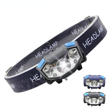 Load image into Gallery viewer, Head Light Rechargeable Induction Strong Light Super Bright Night Fishing Light Waterproof