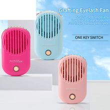 Load image into Gallery viewer, Mini Air Conditioning Blower Eyelash Fan Dryer USB Rechargeable Handheld Eyelashes Dryer Fan Mini Po
