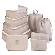 Load image into Gallery viewer, 9PCS/Set Travel Bags Multi-function Clothing Underwear Cosmetic Data Shoes Finishing Storage Bag Luggage Organizer Packing Cube
