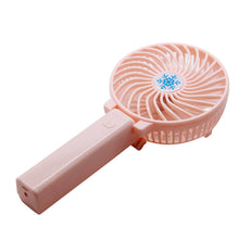 Load image into Gallery viewer, Mini Portable Handheld Fan USB Charging Foldable 3 Speed Adjustable Outdoor Portable Air Conditioner
