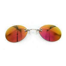 Lade das Bild in den Galerie-Viewer, Sunglasses sun Shades Nose Clip Matrix Morpheus Clip Metal Small round Rim Mini unisex
