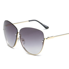 Lade das Bild in den Galerie-Viewer, Sunglasses sun Shades Fashion Large Rim Rimless Fashion Personality unisex
