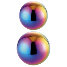 Load image into Gallery viewer, 2pcs Stainless Steel Mirror Gazing Balls Outdoor Decorative Ornament
