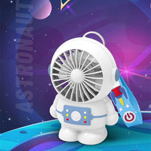 Lade das Bild in den Galerie-Viewer, 2022 New Astronaut Mini USB Charging Small Fan Astronaut Portable Handheld Fan Travel Fan Panda Fan

