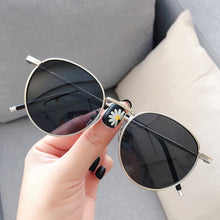 Lade das Bild in den Galerie-Viewer, Sunglasses sun Shades Hong Kong Style Small round Mirror Men's and Women's Color Polarized Ink unisex
