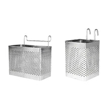Lade das Bild in den Galerie-Viewer, 2pcs Metal Spoon Drainer Basket Chopstick Strainer Hanging Drying Rack
