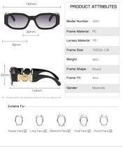 Load image into Gallery viewer, Sunglasses sun Shades Personality Head Irregular Small Frame Fashion unisex
