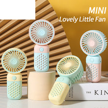 Lade das Bild in den Galerie-Viewer, Handheld Mini Fans USB Rechargeable Small Electric Fan Student Pocket Portable Fan Mini portable Air
