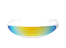 Load image into Gallery viewer, Sunglasses sun Shades Stylish Laser Laser Space Robot Siamese Mercury Lens unisex
