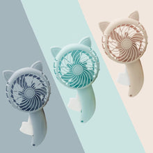Load image into Gallery viewer, 3 Colors Portable Handheld Fan Hand Pressure Fan Mini Portable Fan Without Battery Household Cute Fa
