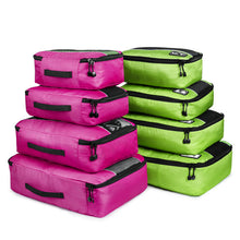 Lade das Bild in den Galerie-Viewer, Soperwillton Travel Packing Cubes Totes Travel Bags Set 4 Pieces 8 Pieces Travel Luggage Bag Organizer Cube Bag Packing Clothing
