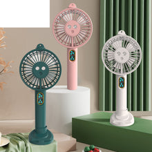 Load image into Gallery viewer, Portable Outdoor Travel Handheld Fan 2 in 1 Water Mist Fan USB Desktop Fan Portable Hydration Meter
