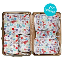 Load image into Gallery viewer, 4/6PCS Travel Compression Packing Cubes Luggage Organizer Accessories Extensible Storage Bags Travel Pouch Foldable Suitcases
