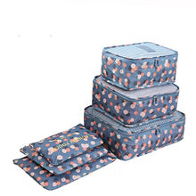 Load image into Gallery viewer, 6PCS/Set High Quality Oxford Cloth Travel Mesh Cosmetic Bag Luggage Organizer Packing Cube Organiser Travel Bags
