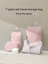 Lade das Bild in den Galerie-Viewer, 5set Compression Travel Bag Portable Luggage Organizer Clothes Tidy Pouch Men Women Shoes Packing Cubes Kit Travel Storage Bags
