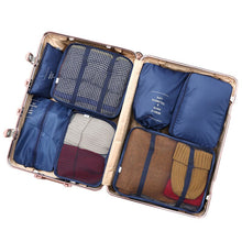 Load image into Gallery viewer, 6/7/8 Piece Set Travel Storage Bags Home Digital Data Cable Organizer For Clothes Shoe Luggage Packing Cube Suitcase Tidy Pouch
