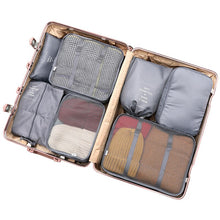 Load image into Gallery viewer, 6/7/8 Piece Set Travel Storage Bags Home Digital Data Cable Organizer For Clothes Shoe Luggage Packing Cube Suitcase Tidy Pouch
