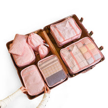Load image into Gallery viewer, 6/7/8 Piece Set Travel Storage Bags Home Digital Data Cable Organizer For Clothes Shoe Luggage Packing Cube Suitcase Tidy Pouch
