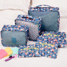 Lade das Bild in den Galerie-Viewer, 6pcs Travel Storage Bag Set for Clothes Tidy Organizer Wardrobe Suitcase Pouch Organizer Bag Case Shoes Packing set
