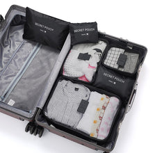 Lade das Bild in den Galerie-Viewer, 6pcs Travel Storage Bag Set for Clothes Tidy Organizer Wardrobe Suitcase Pouch Organizer Bag Case Shoes Packing set

