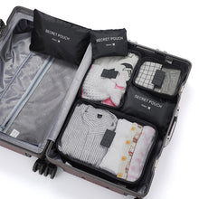 Load image into Gallery viewer, 6pcs Travel Clothes Storage Waterproof Bags Portable Luggage Organizer Pouch Packing Cube 6 Colors Local Stock Hot Selling
