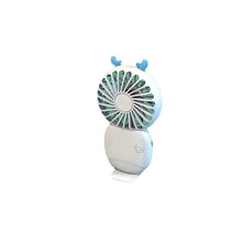 Lade das Bild in den Galerie-Viewer, Desktop Outdoor USB Rechargeable Base Handheld Small Fan High Wind Power Multiple Speed Adjustment M
