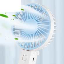 Load image into Gallery viewer, Portable Mini Desktop Air Cooler Folding Fan Handheld USB Rechargeable Fan Outdoor Travel Sports Fan
