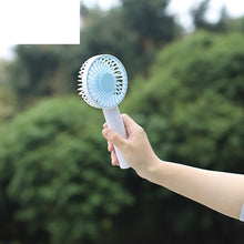 Load image into Gallery viewer, Portable Mini Desktop Air Cooler Folding Fan Handheld USB Rechargeable Fan Outdoor Travel Sports Fan

