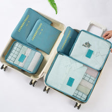 Load image into Gallery viewer, 6pcs Packing Cubes For Travel Organizer Storage Bag Set For Clothes Portable Luggage Organizer Pouch Shoes Bag Tidy Organizer
