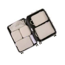 Lade das Bild in den Galerie-Viewer, 6pcs Set Travel Organizer Compression Packing Cubes Clothes Storage Bags Shoe Bag Large Capacity Luggage Organizer Accessories
