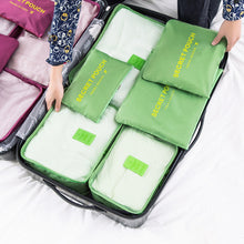 Load image into Gallery viewer, 6pcs Set Travel Suitcase Organizer Bags Luggage Packing Cubes For Travel Organizer Storage Shoe Clothes Luggage Organizer Bags
