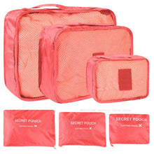Load image into Gallery viewer, 6pcs Set Travel Suitcase Organizer Bags Luggage Packing Cubes For Travel Organizer Storage Shoe Clothes Luggage Organizer Bags
