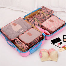 Lade das Bild in den Galerie-Viewer, 6pcs/set Travel Packing Cubes Fashion Waterproof Large Capacity Clothing Sorting Organize Bag Moving Luggage Packing Bags
