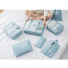 Lade das Bild in den Galerie-Viewer, 7 Travel Bags Waterproof Packing Compression Storage Bag Travel Insert Case Set Luggage Organizer Packing Cubes Mala De Viagem
