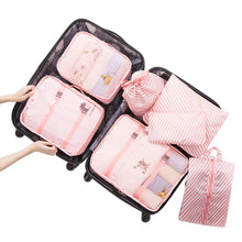 Lade das Bild in den Galerie-Viewer, 7 Travel Bags Waterproof Packing Compression Storage Bag Travel Insert Case Set Luggage Organizer Packing Cubes Mala De Viagem
