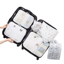 Lade das Bild in den Galerie-Viewer, 7 Travel Bags Waterproof Packing Compression Storage Bag Travel Insert Case Set Luggage Organizer Packing Cubes Mala De Viagem
