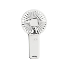 Load image into Gallery viewer, Handheld Fan USB Rechargeable Mini Fan Portable Air Cooler Desktop Fan Silent Phone Stand
