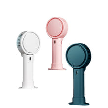 Lade das Bild in den Galerie-Viewer, XIAOMI 2023 Mini Fan Handheld Desktop 1200mAh Portable Chargeable Ventilator 3-gear Wind Adjustable
