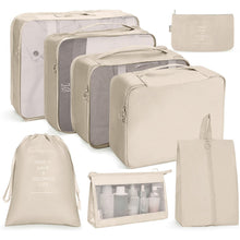 Load image into Gallery viewer, 8Pcs/set Large Capacity Luggage Storage Bags For Packing Cube Clothes Underwear Cosmetic Travel Organizer Bag Toiletries Pouch
