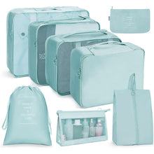 Load image into Gallery viewer, 8Pcs/set Large Capacity Luggage Storage Bags For Packing Cube Clothes Underwear Cosmetic Travel Organizer Bag Toiletries Pouch
