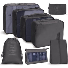 Load image into Gallery viewer, 8Pcs/set Large Capacity Luggage Storage Bags For Packing Cube Clothes Underwear Cosmetic Travel Organizer Bag Toiletries Pouch
