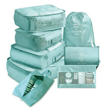 Load image into Gallery viewer, 8Pcs/set Large Capacity Travel Storage Bag for Packing Cube Clothes Underwear Cosmetic Travel Organizer Bag Toiletries Pouch
