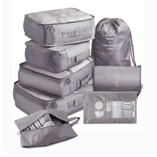 Load image into Gallery viewer, 8Pcs/set Large Capacity Travel Storage Bag for Packing Cube Clothes Underwear Cosmetic Travel Organizer Bag Toiletries Pouch
