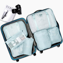 Load image into Gallery viewer, 8Pcs/set Large Capacity Travel Storage Bag for Packing Cube Clothes Underwear Cosmetic Travel Organizer Bag Toiletries Pouch

