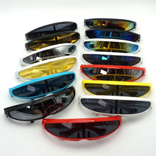 Load image into Gallery viewer, Sunglasses sun Shades Stylish Laser Laser Space Robot Siamese Mercury Lens unisex
