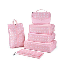 Load image into Gallery viewer, 6 Set Packing Cubes for Suitcase,Lightweight Essentials with Laundry Bag, Durable Luggage Suitcase Organizer Bag Set wi
